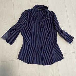 Zara striped small blouse